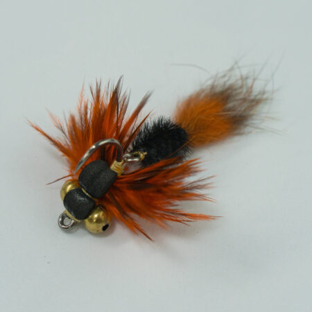 Articulated Damsel Nymph hand-tied carp fly