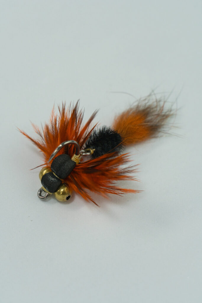 Articulated Damsel Nymph hand-tied fly pattern