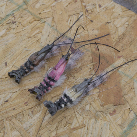Hook Up Gurgler Shrimp hand-tied topwater saltwater fly