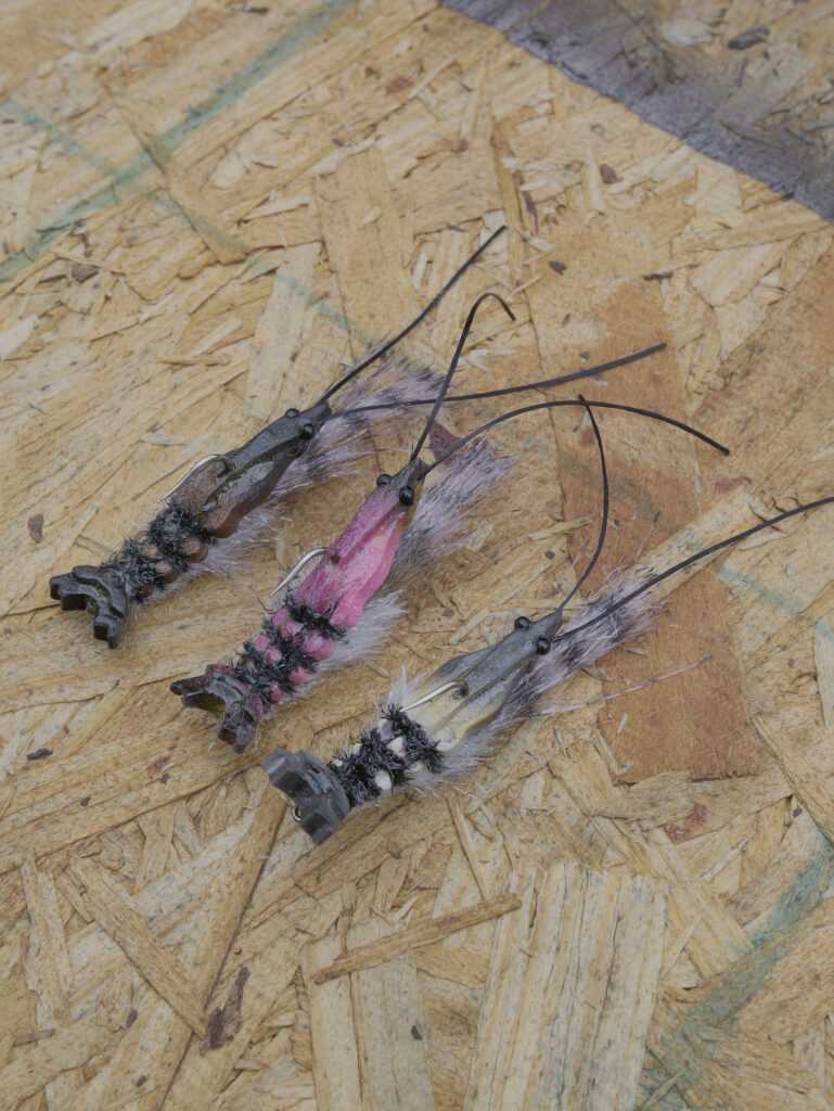 Hook Up Gurgler Shrimp hand-tied fly pattern